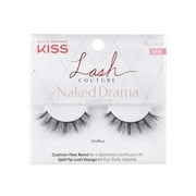 KISS Lash Couture Naked Drama, False Eyelashes, Chiffon, 14 mm, 1 Pair